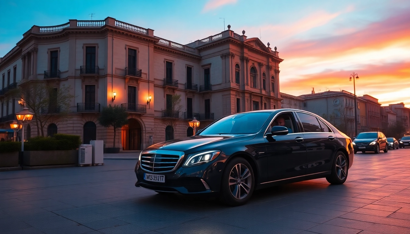 Book a professional hire car with driver Messina for a stylish journey through the city's historic streets.