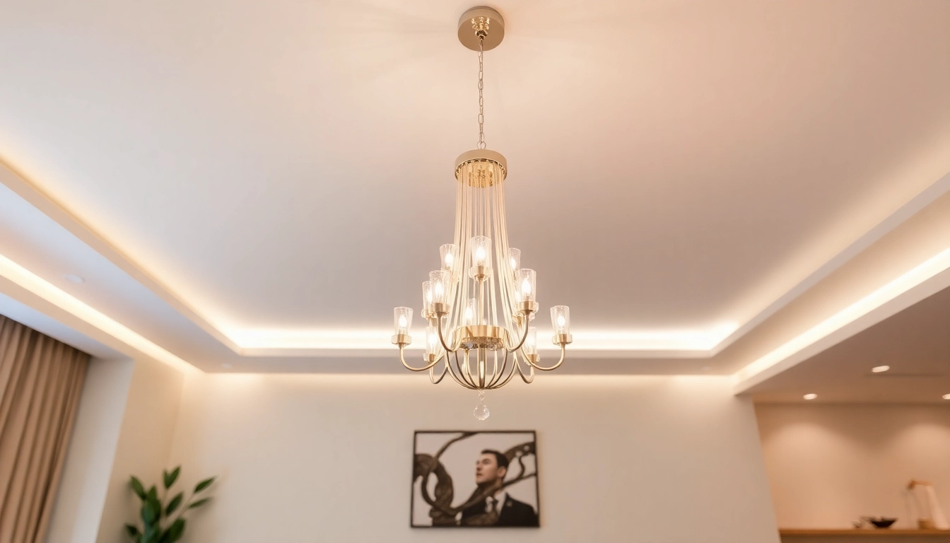 Enhance your chandelier dining room with a modern and elegant chandelier centerpiece.