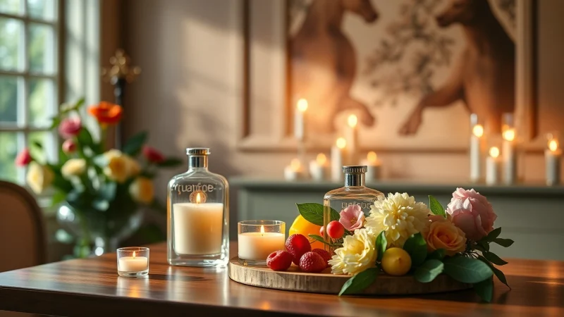 De fles van een Inspired perfume, elegant ontworpen met bloemige elementen, straalt luxe uit voor parfumliefhebbers.