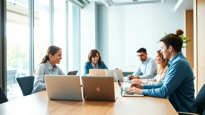 Werbeagentur Pflege bietet kreative Marketinglösungen in einem modernen Büro.