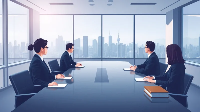 Top lawyers in Korea collaborating in a modern law office, enhancing legal expertise.