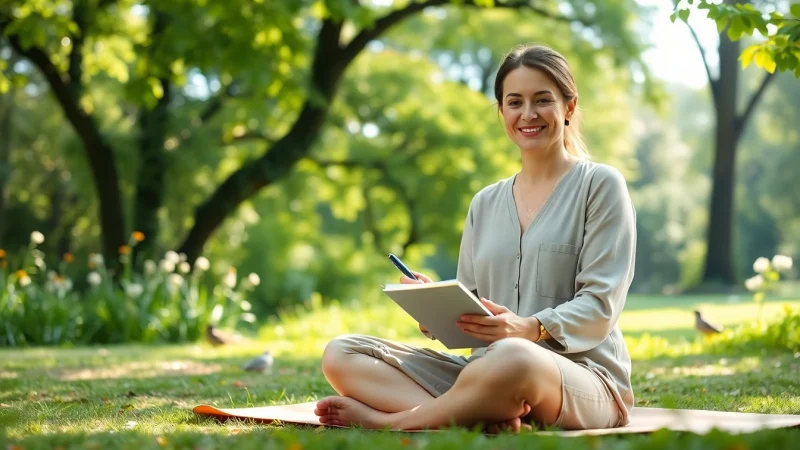 Holistic life Coach UK guiding clients in a serene outdoor environment, promoting mindfulness and personal growth.