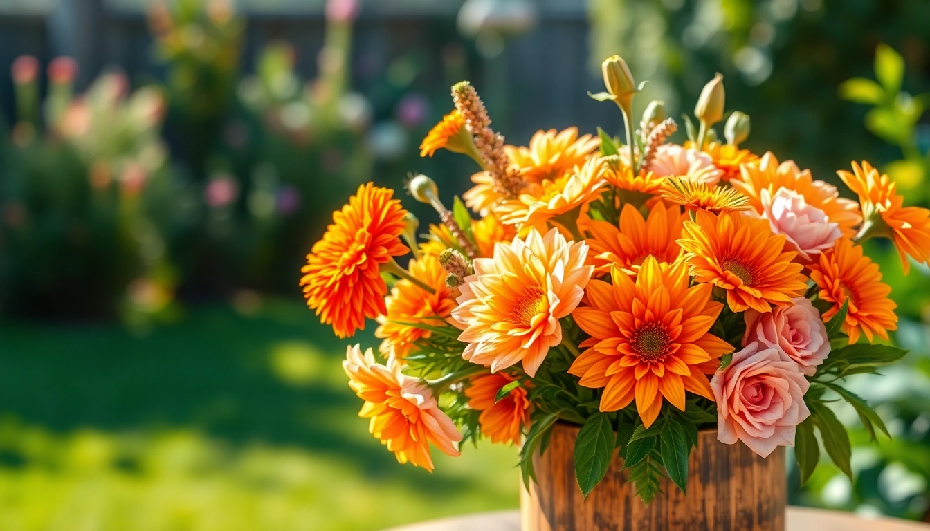 Arrange a bouquet of stunning Orange County flowers to brighten any occasion.