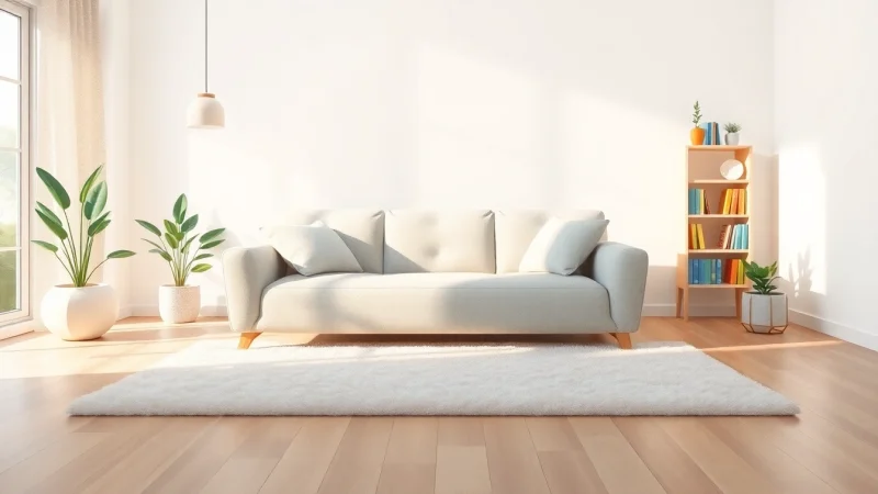 Design a neurodivergent-friendly space with calming colors, soft textures, and inviting atmosphere.
