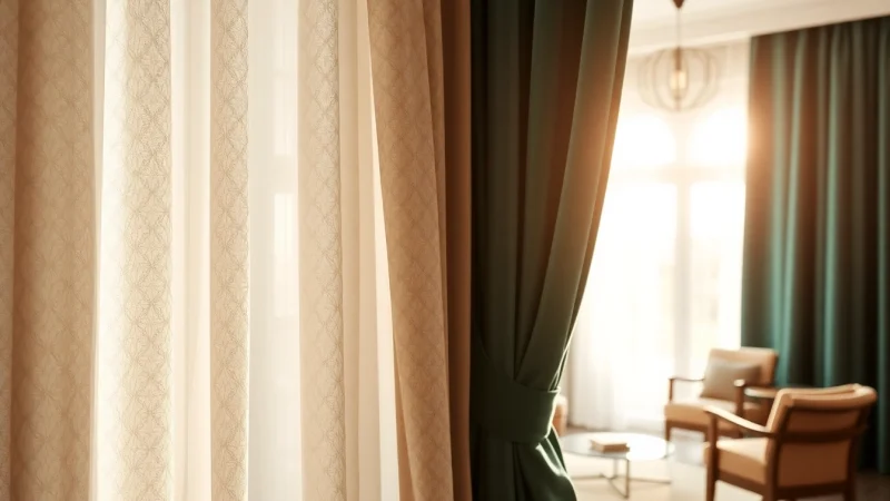 Enhance your home with beautiful curtains & drapes in a stylish living room setting.