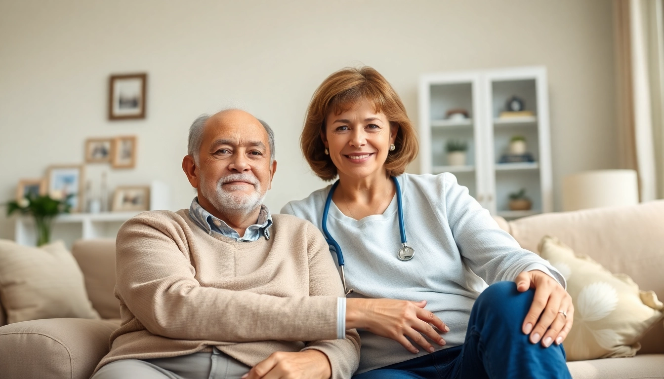 Senior caregivers in Austin, TX, providing compassionate assistance in a cozy home setting.