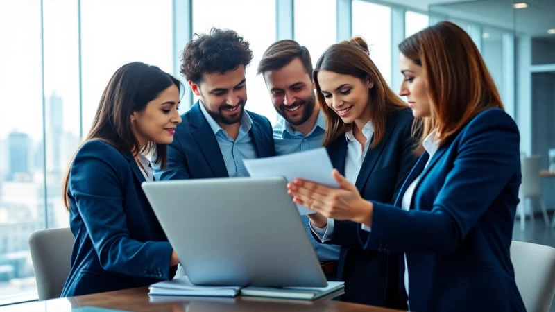 Créer une holding Luxembourgeoise SOPARFI avec des professionnels en réunion dans une ambiance business
