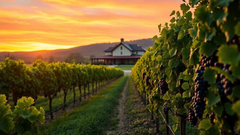 Experience wineries in Clarksburg with stunning vineyards and picturesque winery settings.