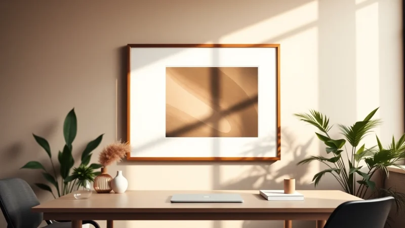 Elevate your decor with a stunning 24x36 frame showcasing elegant artwork.