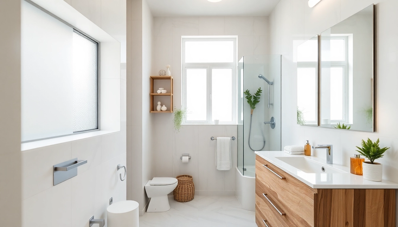 Stylish small bathroom remodels featuring modern fixtures and smart storage solutions.