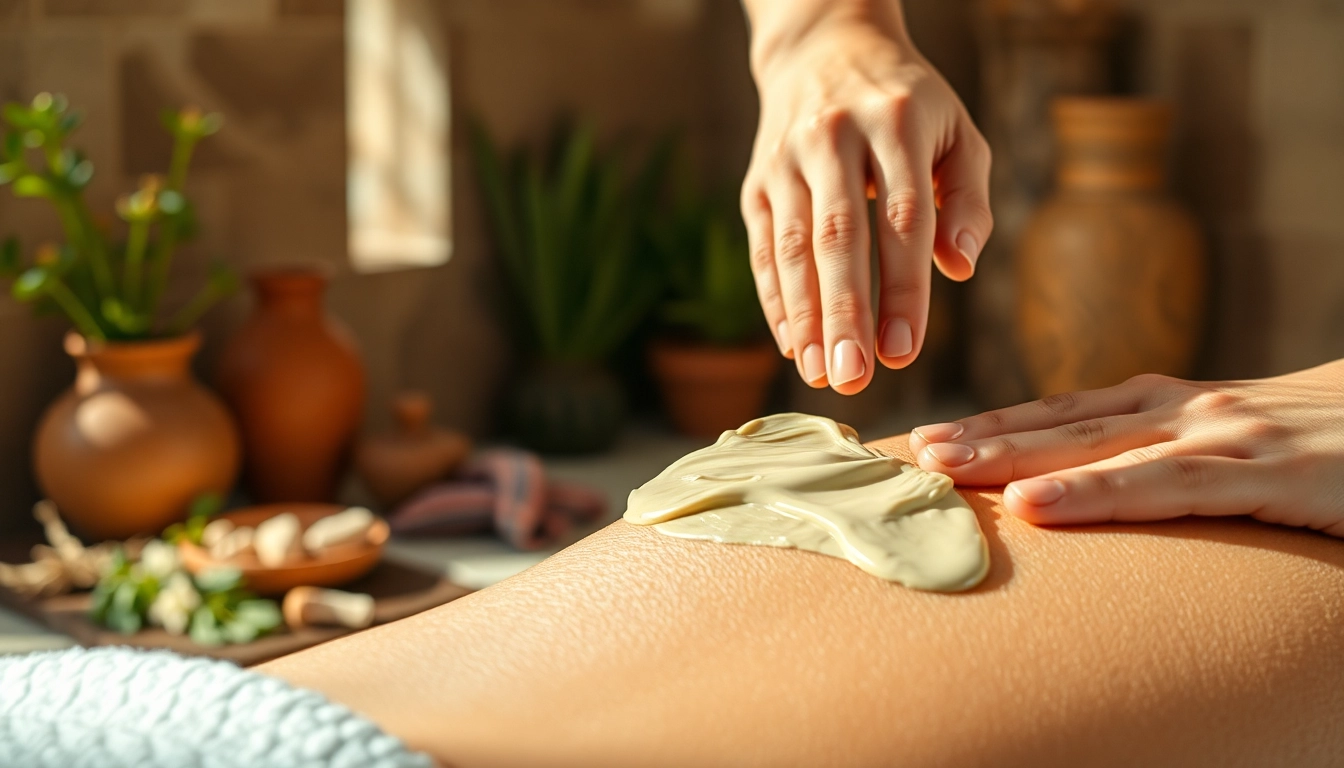 Appliquez le masque de tebrima pour une peau douce et purifiée.
