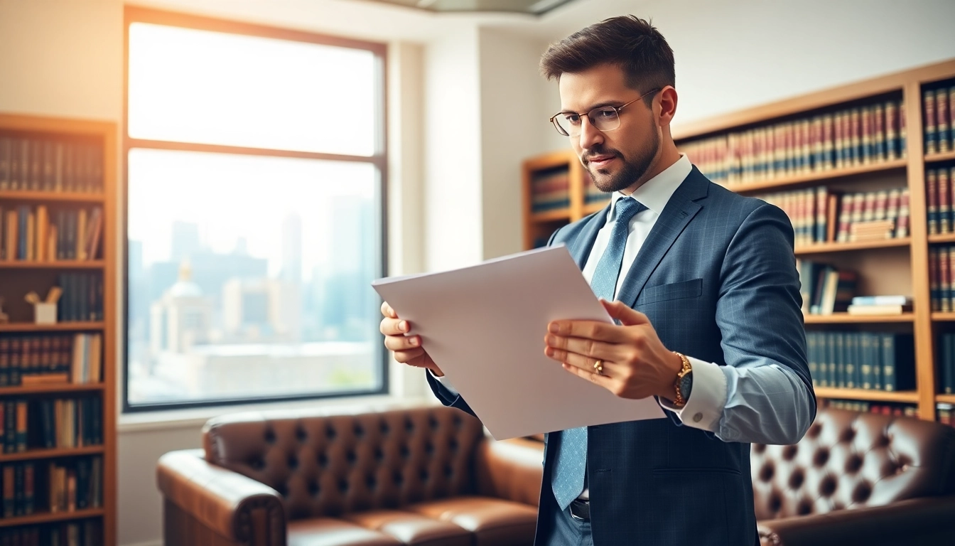 Find an affordable divorce attorney near me in a professional setting with a confident lawyer.
