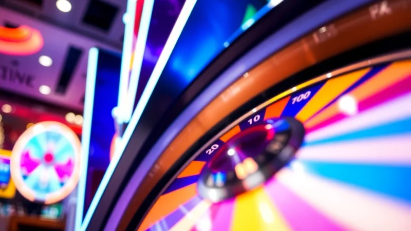 Watch Crazy Time unfold with a vibrant spinning wheel and engaging host, bringing excitement to your gaming experience.