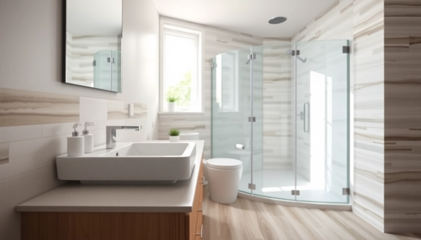 Transform your space with an affordable bathroom remodel showcasing stylish fixtures and modern design elements.