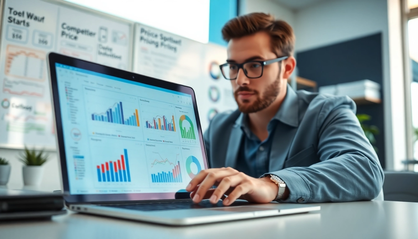 Analyze competitor pricing strategies with a market analyst using data charts.