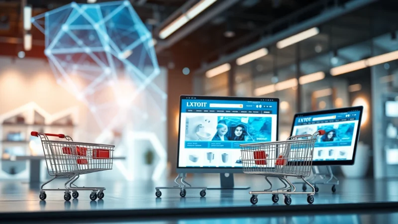 Menyajikan produk LXTOTO melalui platform belanja online yang modern dan atraktif.
