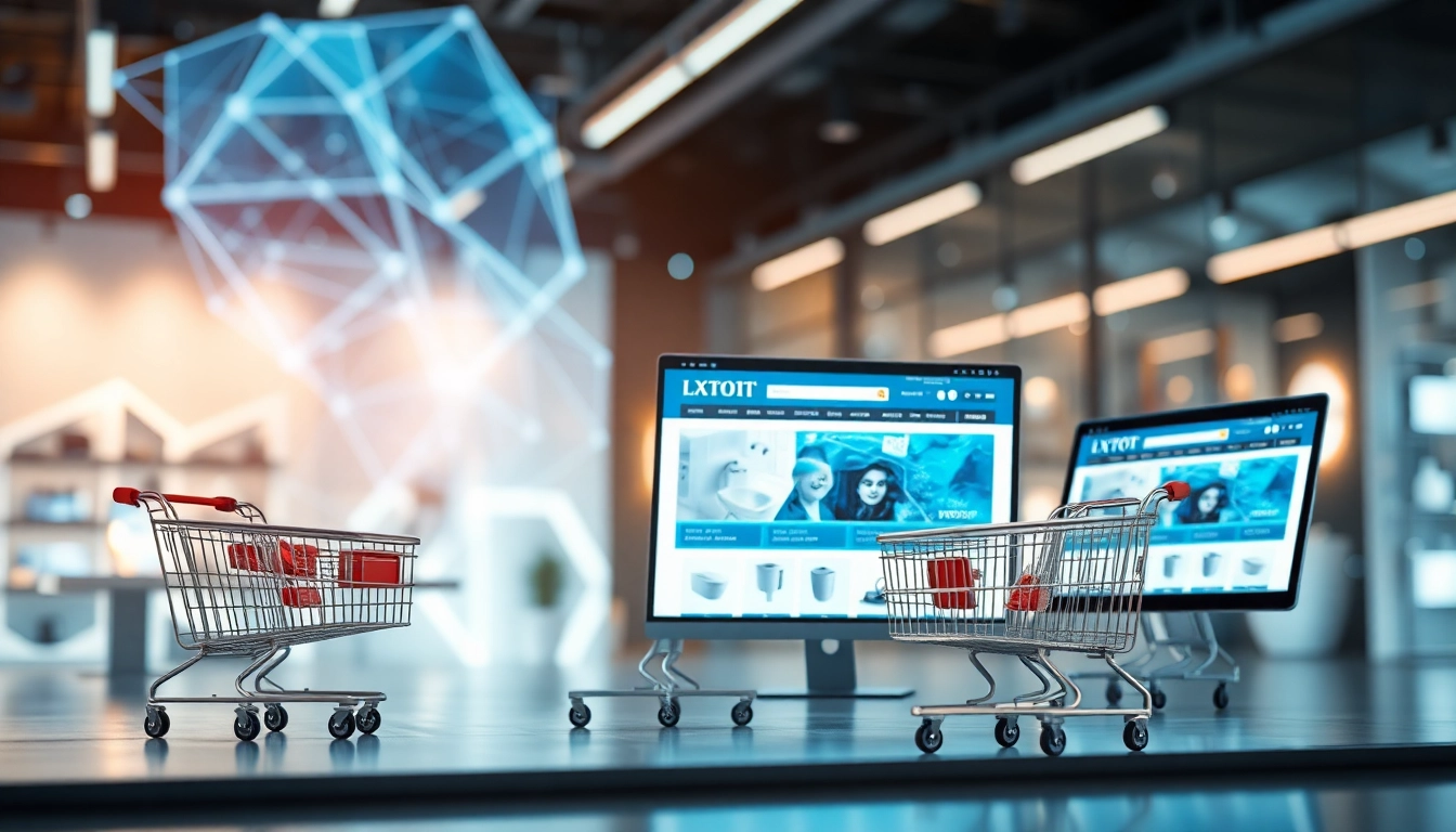 Menyajikan produk LXTOTO melalui platform belanja online yang modern dan atraktif.
