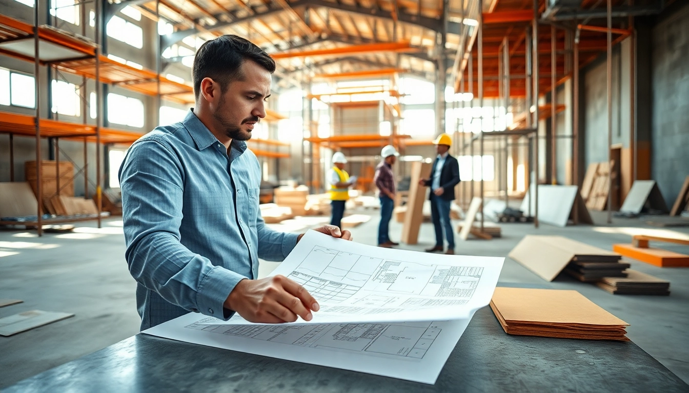 View of a construction site manager reviewing nvq level 6 construction site management answers amid ongoing work.