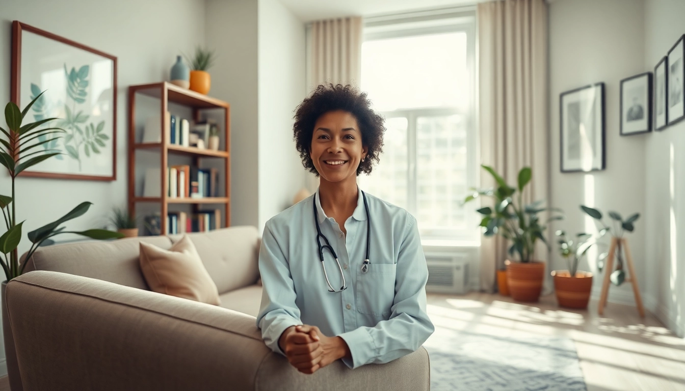 Engaging consultation with an attachment theory specialist in a comfortable and inviting therapy room.