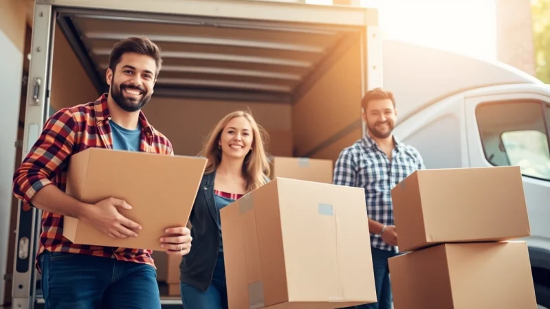 Movers near me Dallas efficiently transporting boxes with care and professionalism.