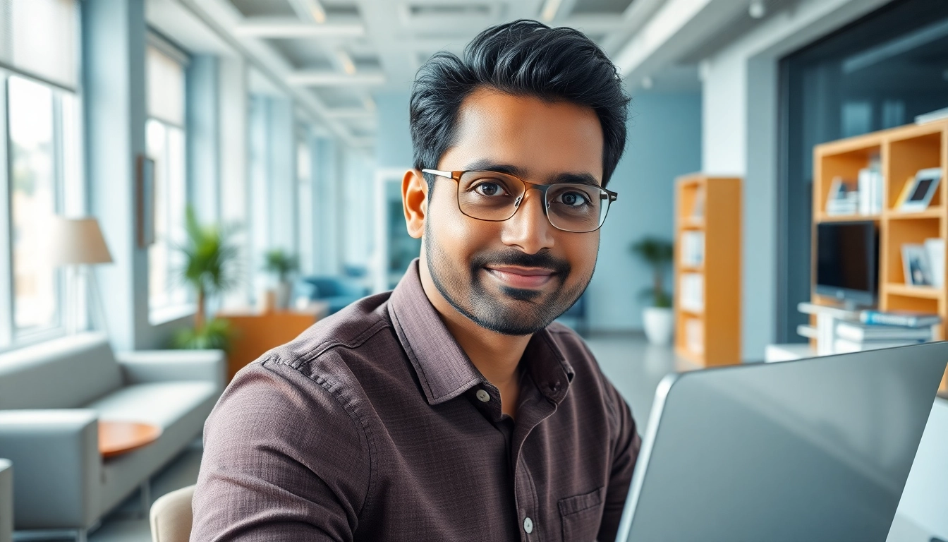 Aravind Srinivas engaged in a professional setting, showcasing innovation and leadership.