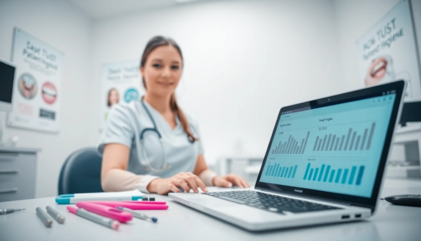 Enhance your outreach with a dental hygenist email list showcasing a professional dental clinic.