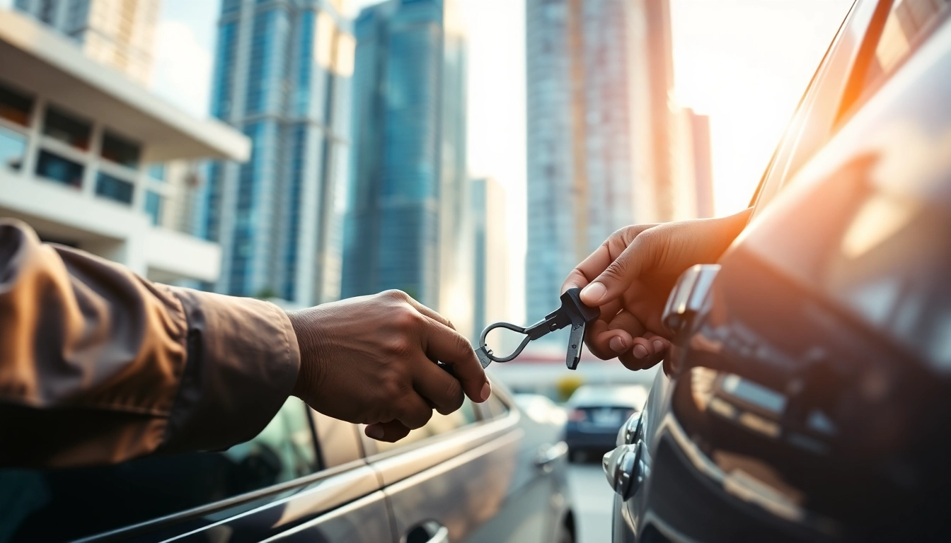 Carballo Locksmith assisting with car door repairs in Miami, showcasing expert locksmith services.