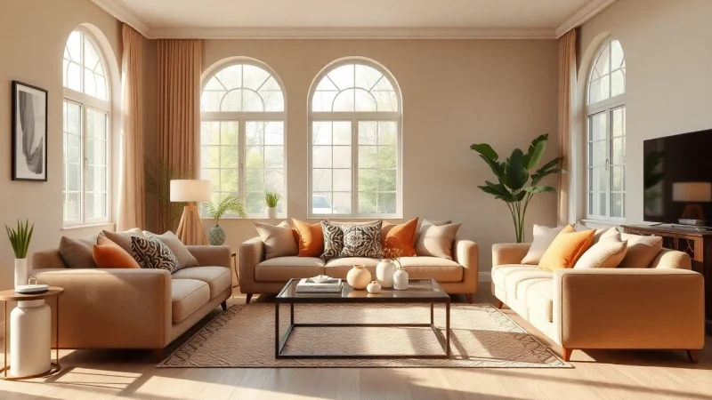 Creëer een Fijn voor thuis sfeer met een gezellige woonkamer vol stijl en warmte.