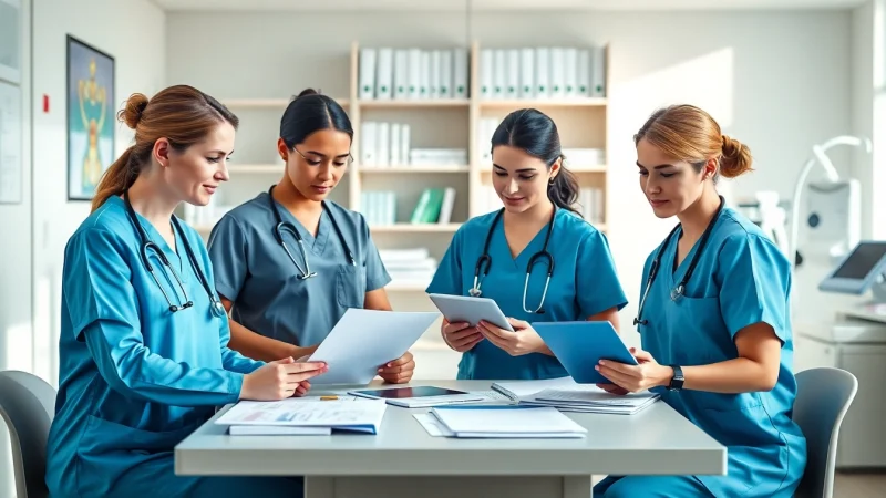 Engaging nurse practitioner email list interactions with professionals in a healthcare setting.