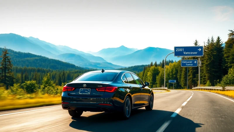 Experience luxury with our car service from Seattle to Vancouver amidst stunning landscapes.