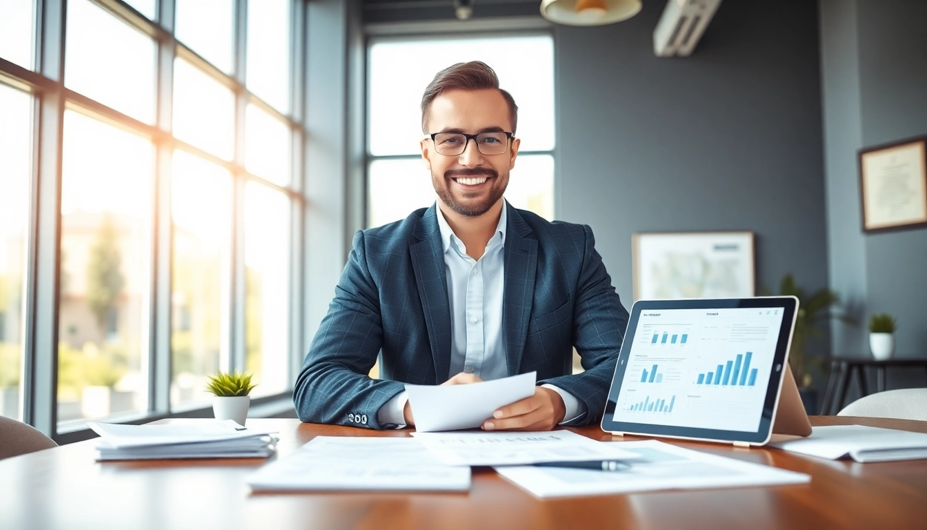 Insurance Claims Help consultant providing expert guidance in a welcoming office.