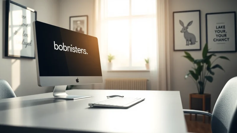 bobnisters.com의 아름답고 현대적인 작업 공간을 보여주는 이미지.