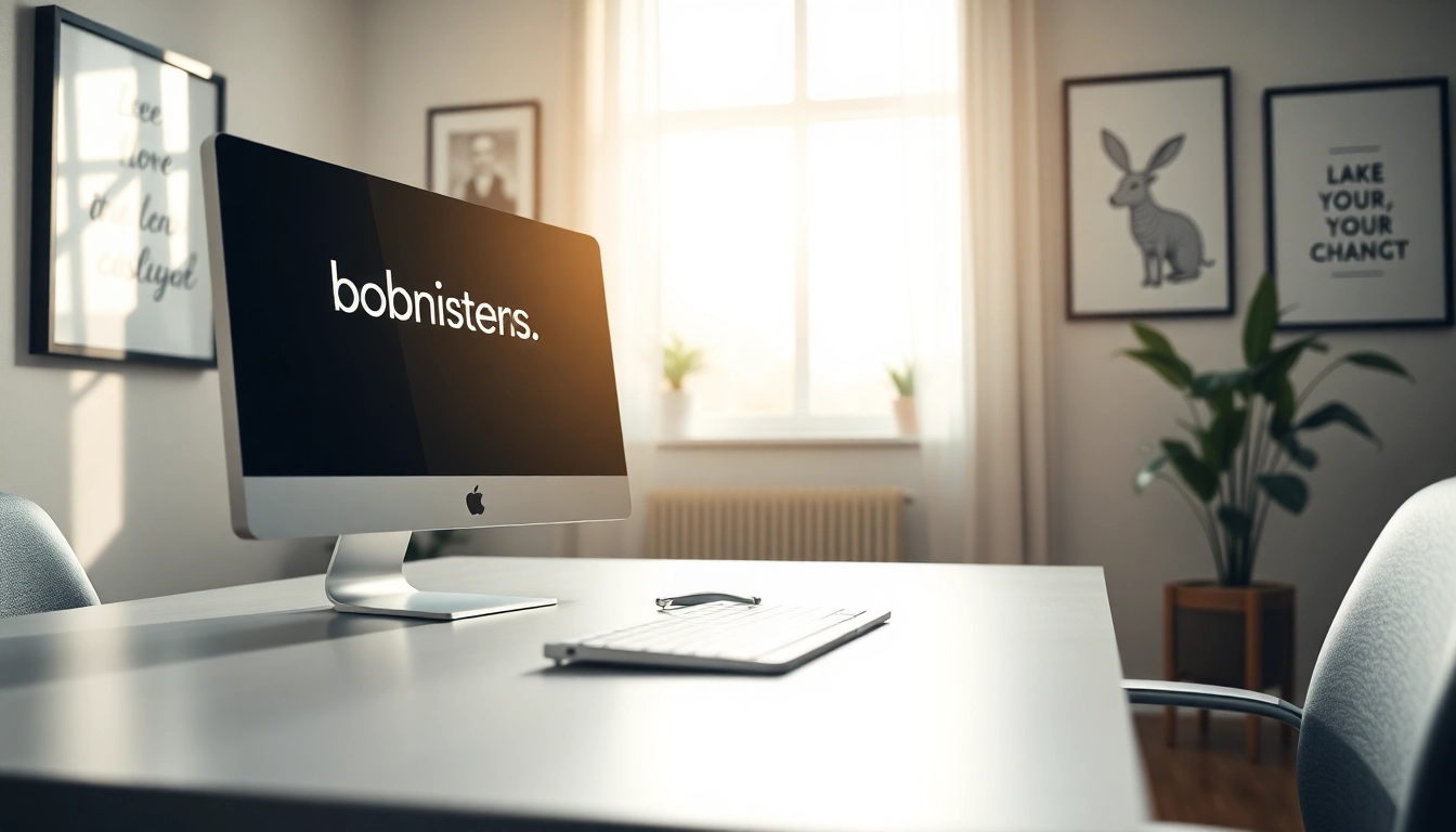 bobnisters.com의 아름답고 현대적인 작업 공간을 보여주는 이미지.