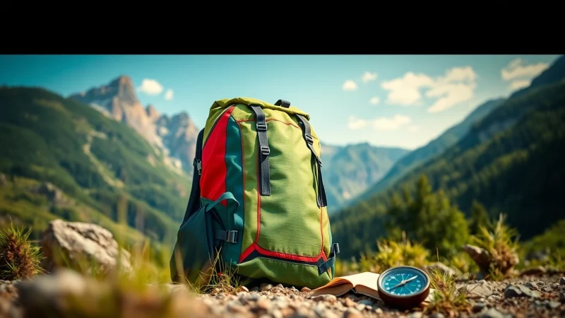 Rucksack günstig kaufen für Outdoor-Abenteuer mit robustem Design in schöner Naturkulisse