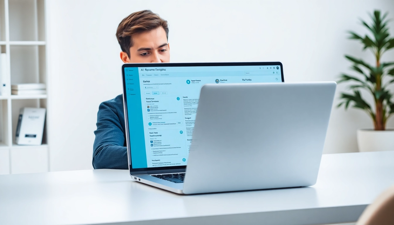 Enhance your resume with the AI resume optimization tool showcased in a modern office.