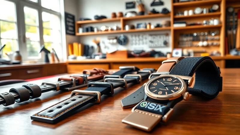 Browse diverse watch straps UK options featuring luxe leather, durable nylon, and metal designs.
