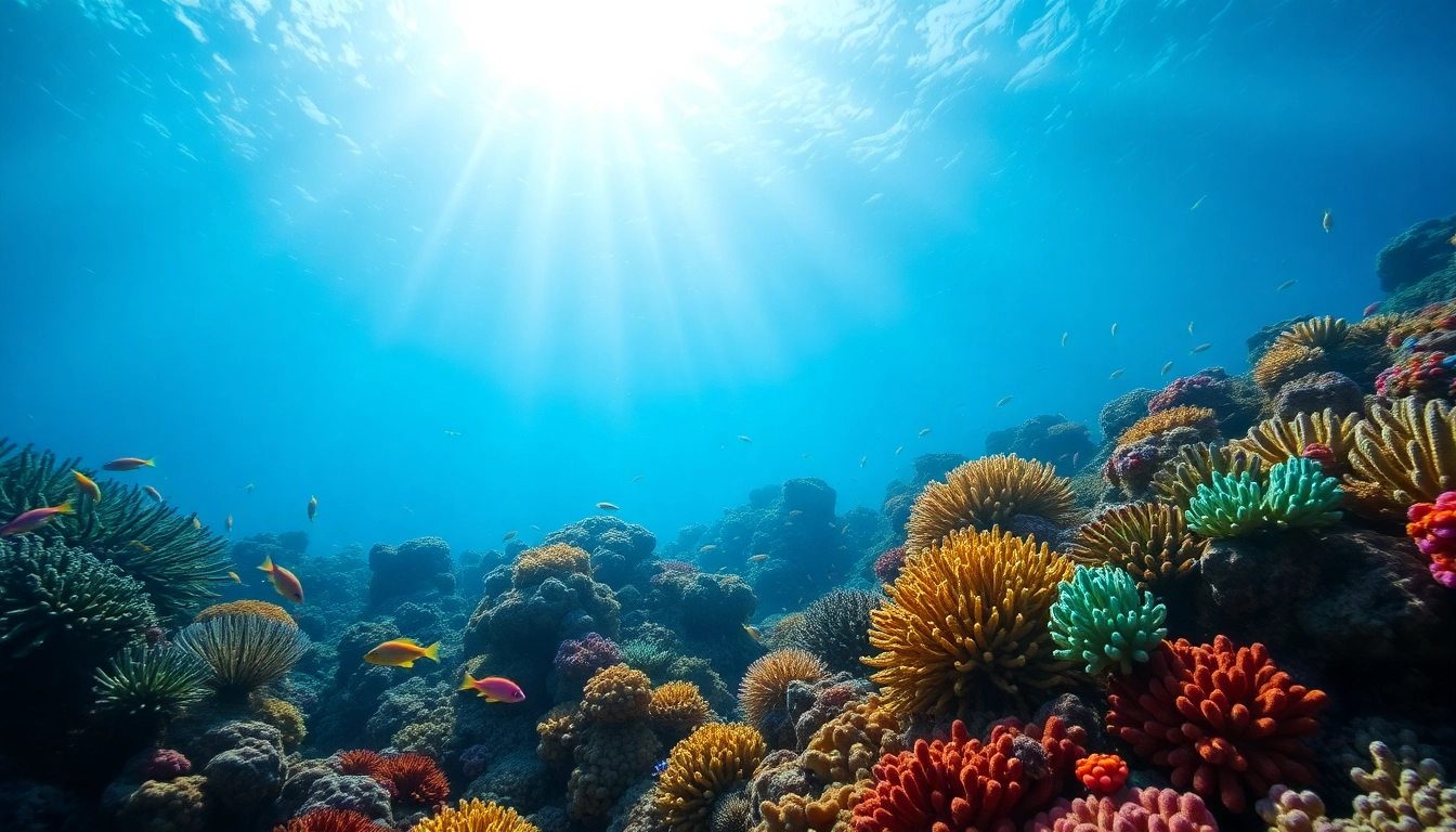 Bali Diving experience showcasing colorful corals and marine life underwater.