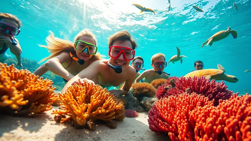 Experience snorkeling puerto rico with vibrant coral reefs and diverse marine life in this stunning underwater photograph.