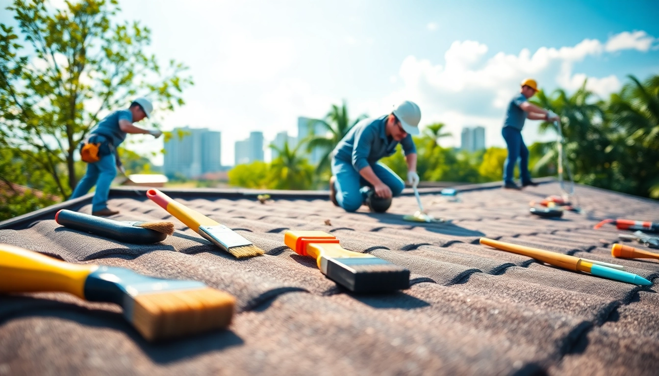 Engaging image of Roof Restoration Singapore showcasing professionals repairing roofs with high-quality materials.