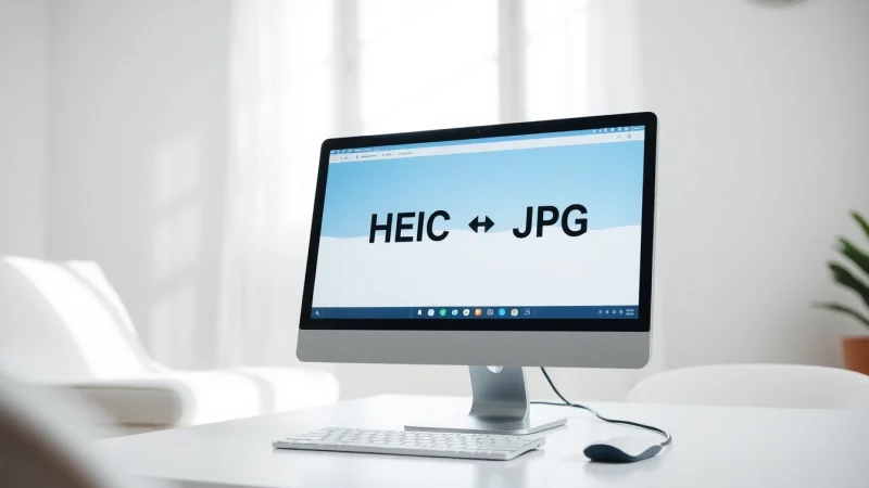 Converti le immagini HEIC in JPG utilizzando un convertitore online semplice e veloce.