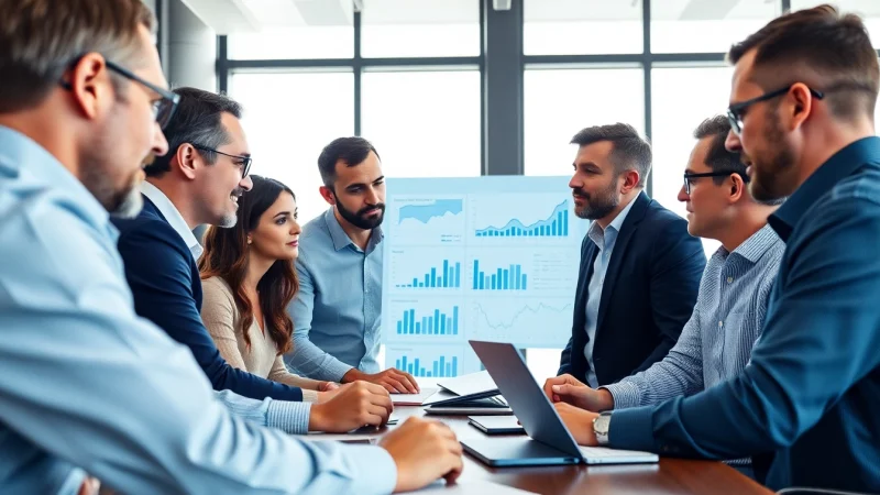 Analyzing competitive intelligence data in a professional business setting.