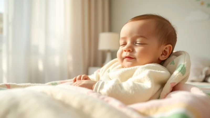 Comfortable baby sleeping in soft Bamboo kids pajamas, showcasing cozy and breathable fabric.