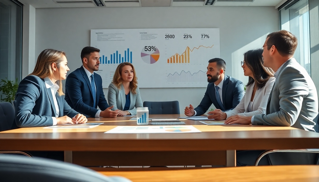 Engaging discussion on vp of sales email list strategies with diverse executives during a meeting.