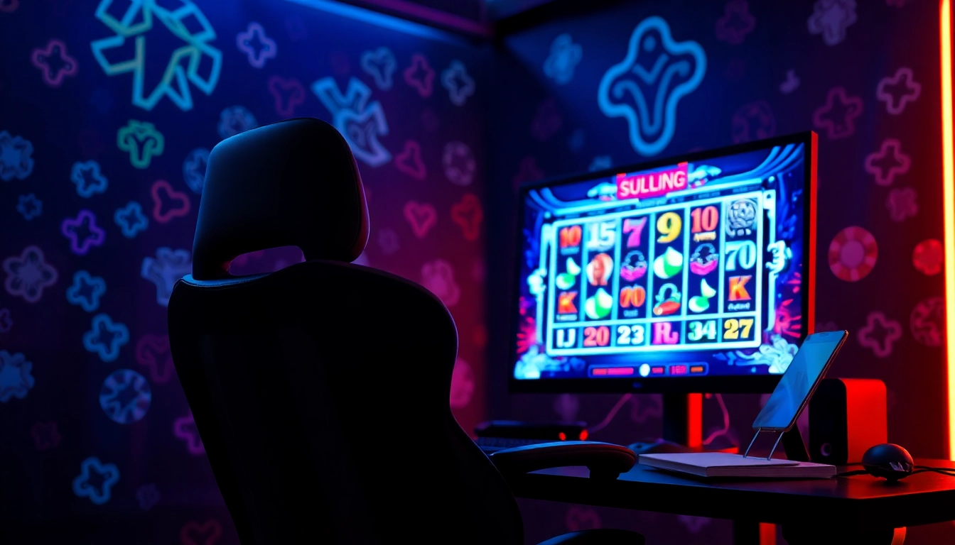 Menampilkan slot permainan posjp33 dengan antarmuka cerah di setup permainan yang modern.