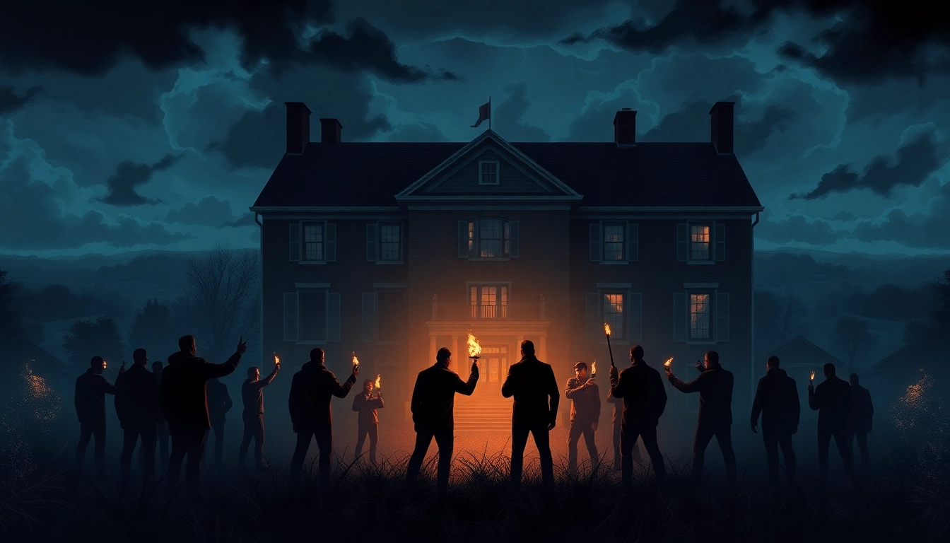 Visual representation of the most deadly fraternity depicting hazing, danger, and dark atmosphere.