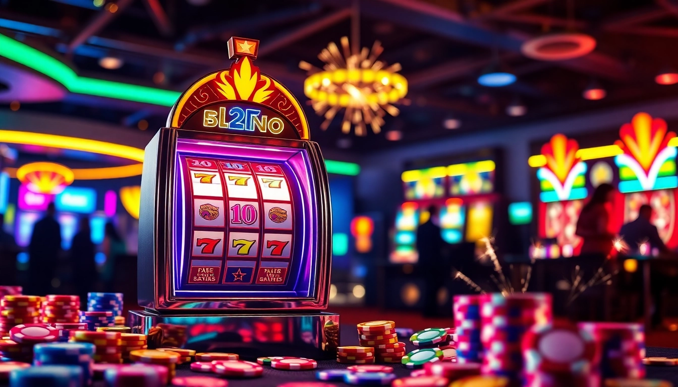 Menggoda pemain dengan IDR89 jackpot dalam suasana kasino yang berwarna cerah.