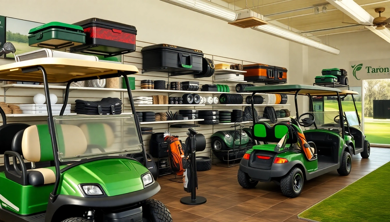 Enhance your golf cart accessories with stylish cargo boxes, quality seats, and high-performance tires.