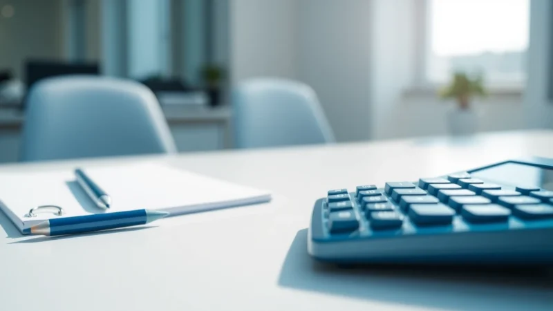 Using a Basic Calculator for quick arithmetic computations in a modern workspace
