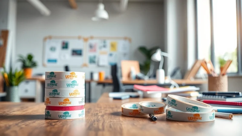 Realizza il tuo Nastro adesivo personalizzato per dare visibilità al tuo brand.