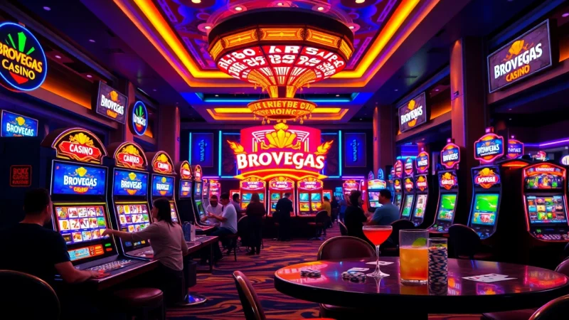 Jelajahi keseruan di Brovegas Casino dengan pemain yang menikmati permainan dan suasana yang meriah.